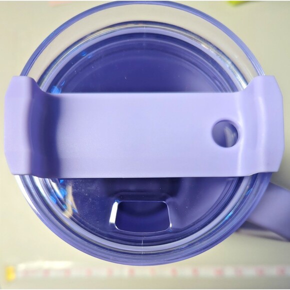 40oz Stainless Steel Tumbler –Insulated Double Wall w/ Handle, Straw & Twist Lid - Picture 5 of 16